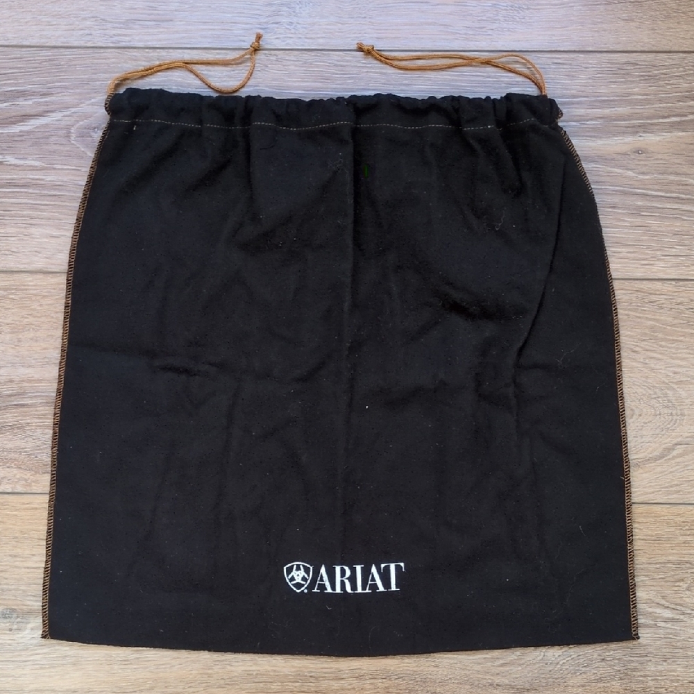 Ariat Dust Cover Purse Bag - Felt Black Drawstring -‎ 19" x 17"